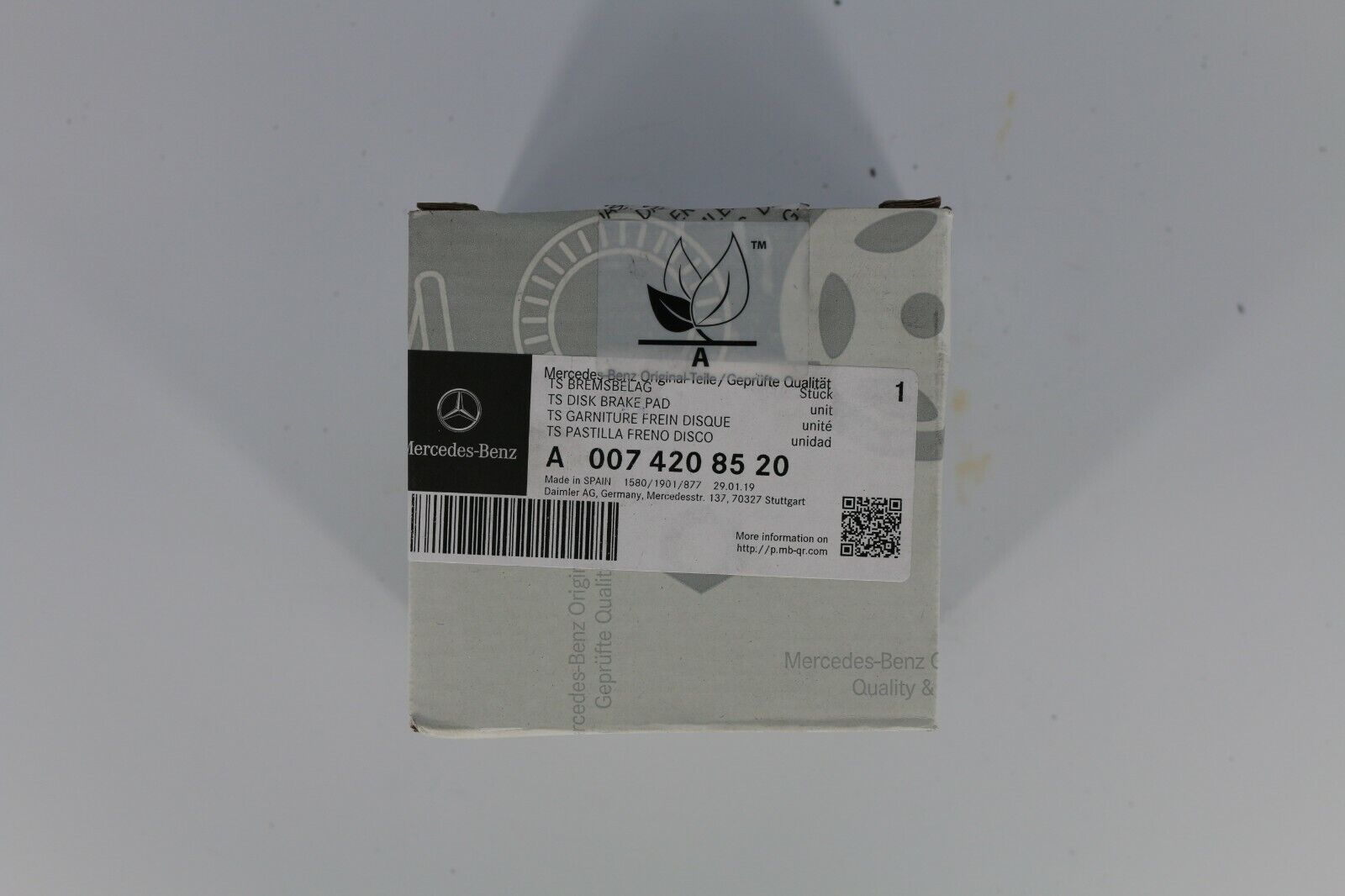 REAR BRAKE PAD A0074208520
